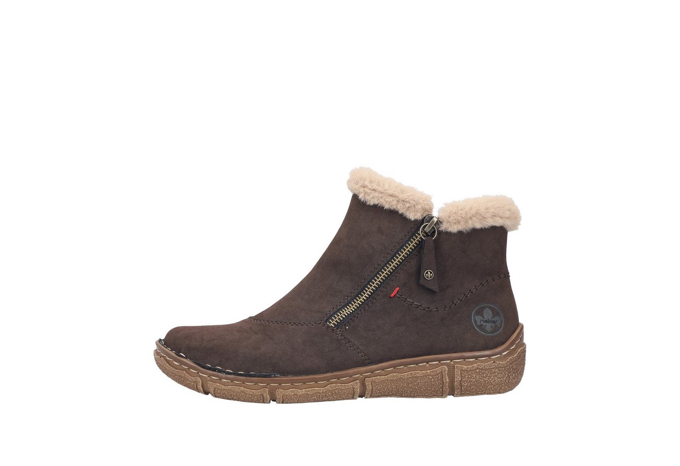 Rieker Winterboots Winterstiefelette, Reißverschluss-Boots mit Warmfutter – Bild 4 von 5
