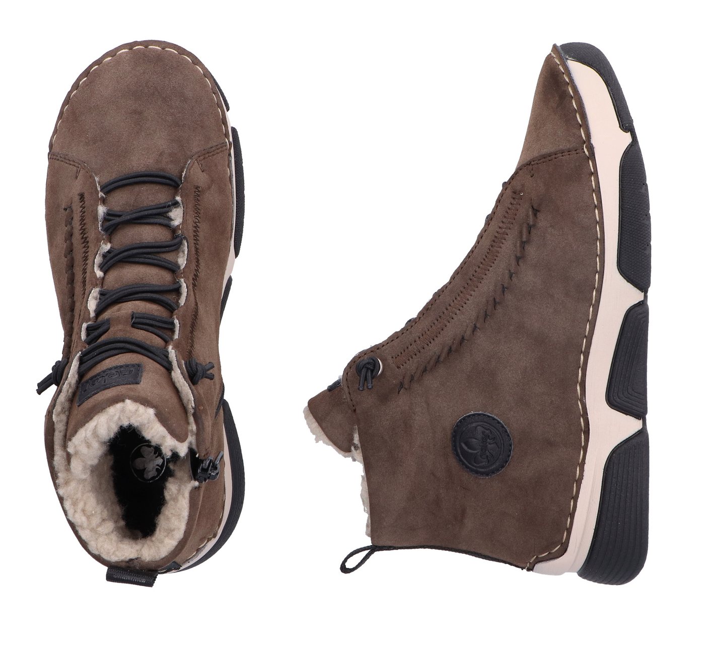 Rieker Winterboots Winterstiefelette, Outdoorboots, Warmfutter, mit Innenreißverschluss – Bild 4 von 5