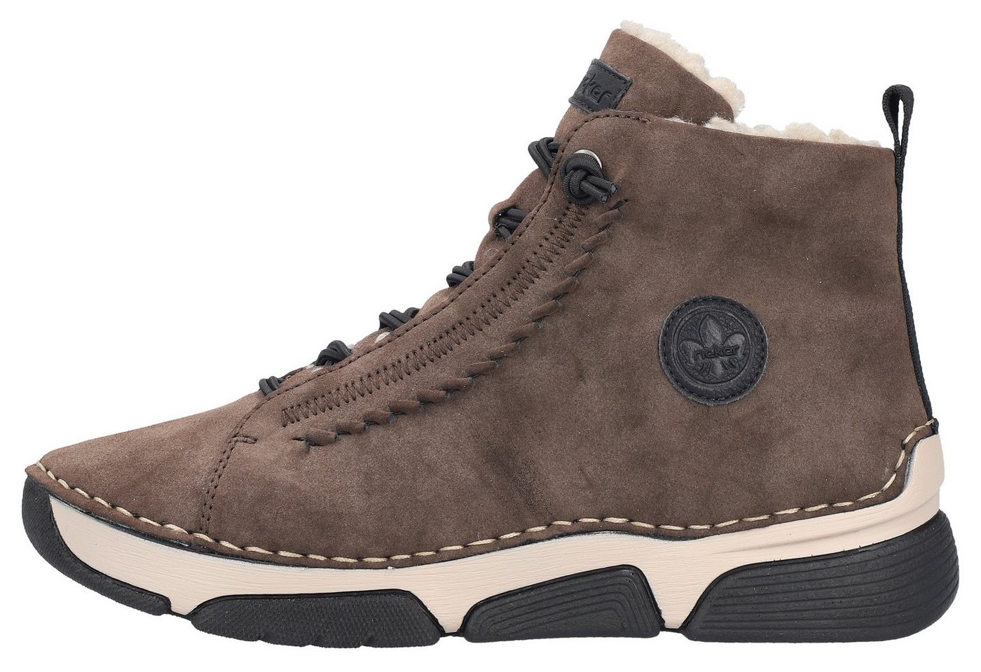 Rieker Winterboots Winterstiefelette, Outdoorboots, Warmfutter, mit Innenreißverschluss – Bild 5 von 5