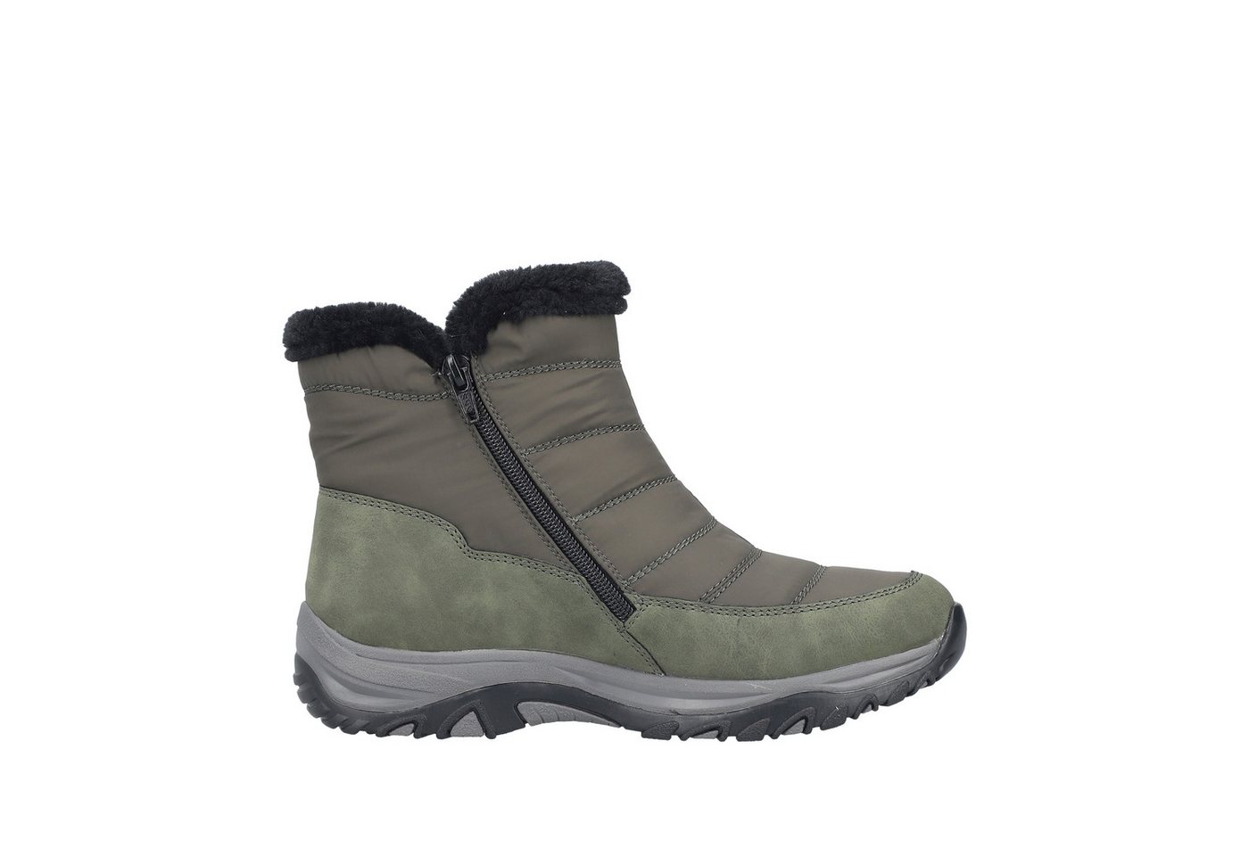Rieker Winterboots Winterstiefelette, Snowboots mit Reißverschlüsse und Warmfutter – Bild 3 von 5