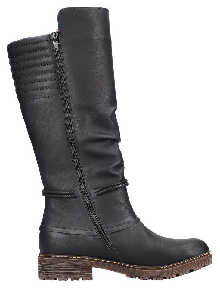Rieker Winterstiefel, Langschaftstiefel, Blockabsatz, mit Rieker-TEX-Membran – Bild 3 von 5