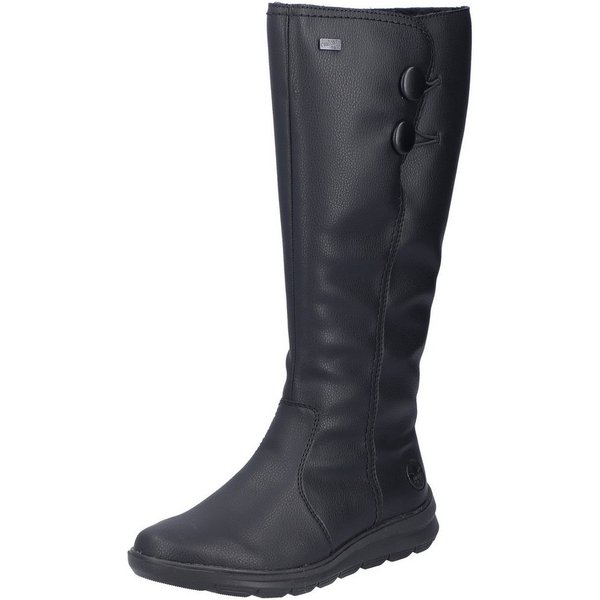 Rieker Winterstiefel, Langschaftstiefel, Keilabsatz, mit Warmfutter und Reißverschluss