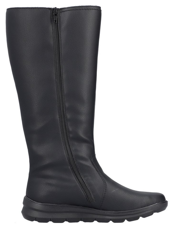 Rieker Winterstiefel, Langschaftstiefel, Keilabsatz, mit Warmfutter und Reißverschluss – Bild 3 von 5