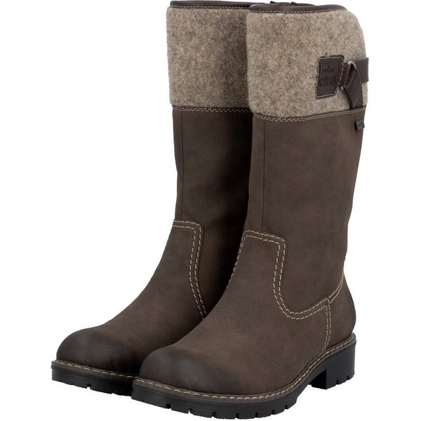 Rieker Winterstiefel Boots, Blockabsatz, mit wasserabweisender riekerTEX-Membran