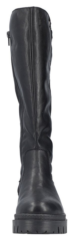 Rieker Winterstiefel Langschaftstiefel, Plateaustiefel mit Stretch am Schaft, TEX-Membrane – Bild 5 von 5