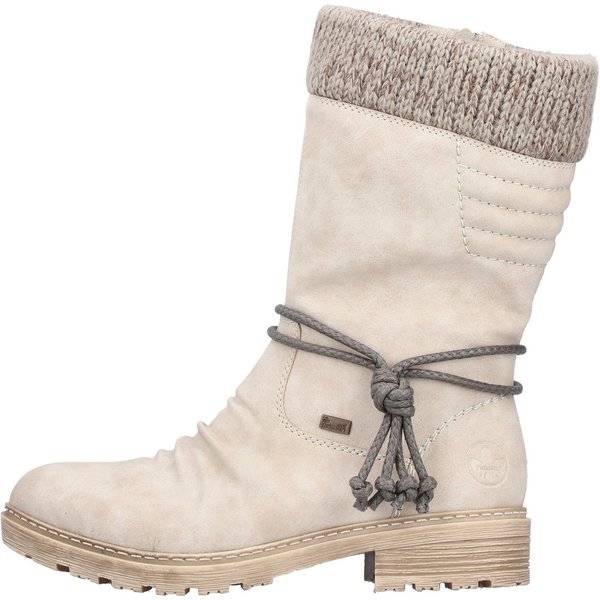 Rieker Winterstiefel Winterboots, Blockabsatz, TEX-Membran, mit gestricktem Schaftrand