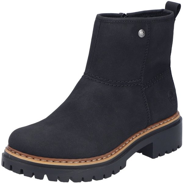 Rieker Winterstiefelette, Winterboots, Ankleboots, Profilsohle, mit Innenreißverschluss
