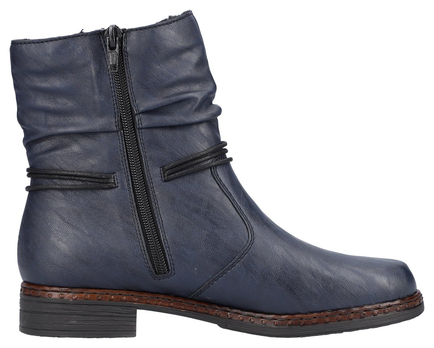 Rieker Winterstiefelette mit gerafftem Schaft – Bild 5 von 5