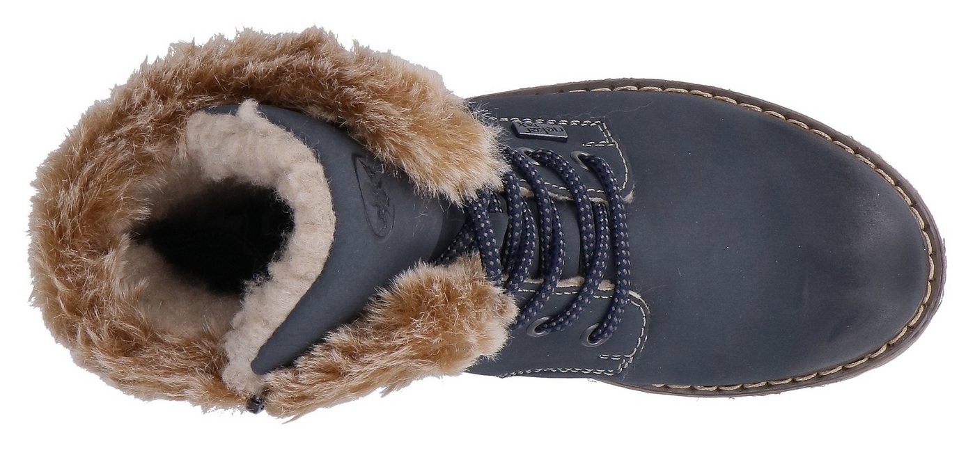 Rieker Winterstiefelette Schnürboots, Winterboots mit wasserabweisender riekerTEX-Membran – Bild 4 von 5