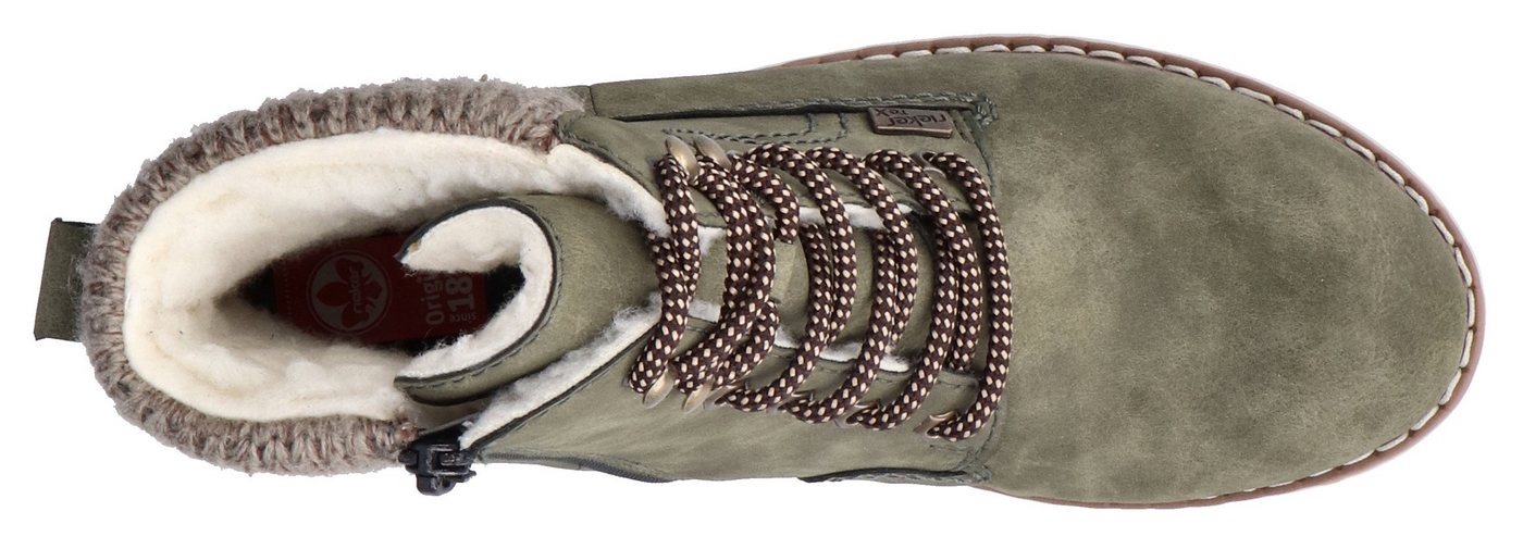 Rieker Winterstiefelette Schnürboots, Schnürstiefelette, TEX-Membran und Profilsohle – Bild 3 von 5