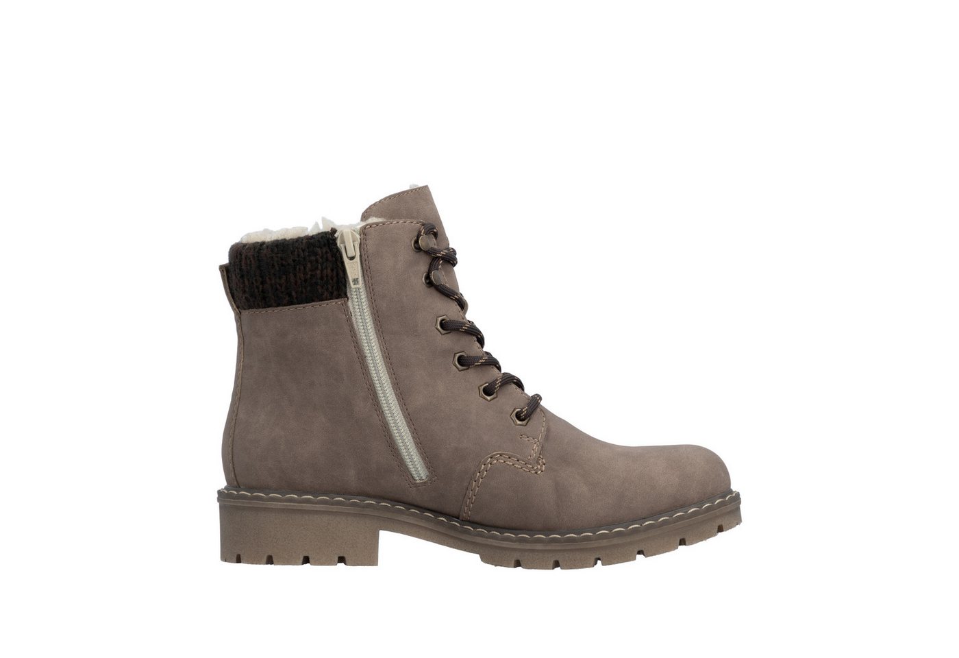 Rieker Winterstiefelette Schnürboots, Schnürstiefelette, TEX-Membran und Profilsohle – Bild 3 von 5