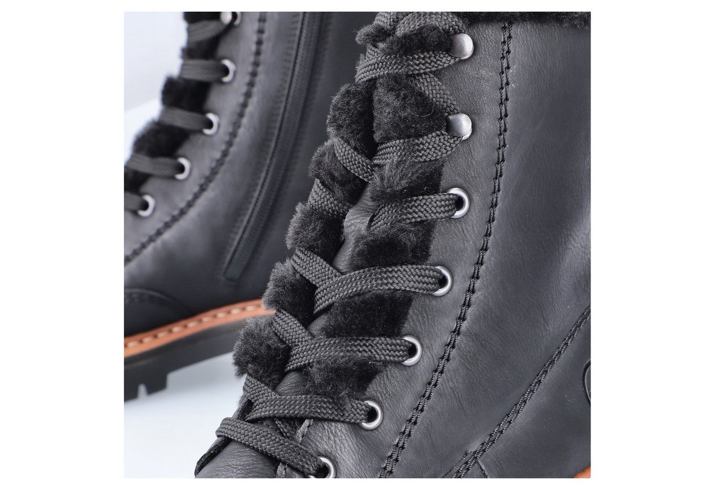 Rieker Winterstiefelette, Schnürboots, Profilsohle -150 Jahre Rieker Jubiläumsartikel – Bild 4 von 5