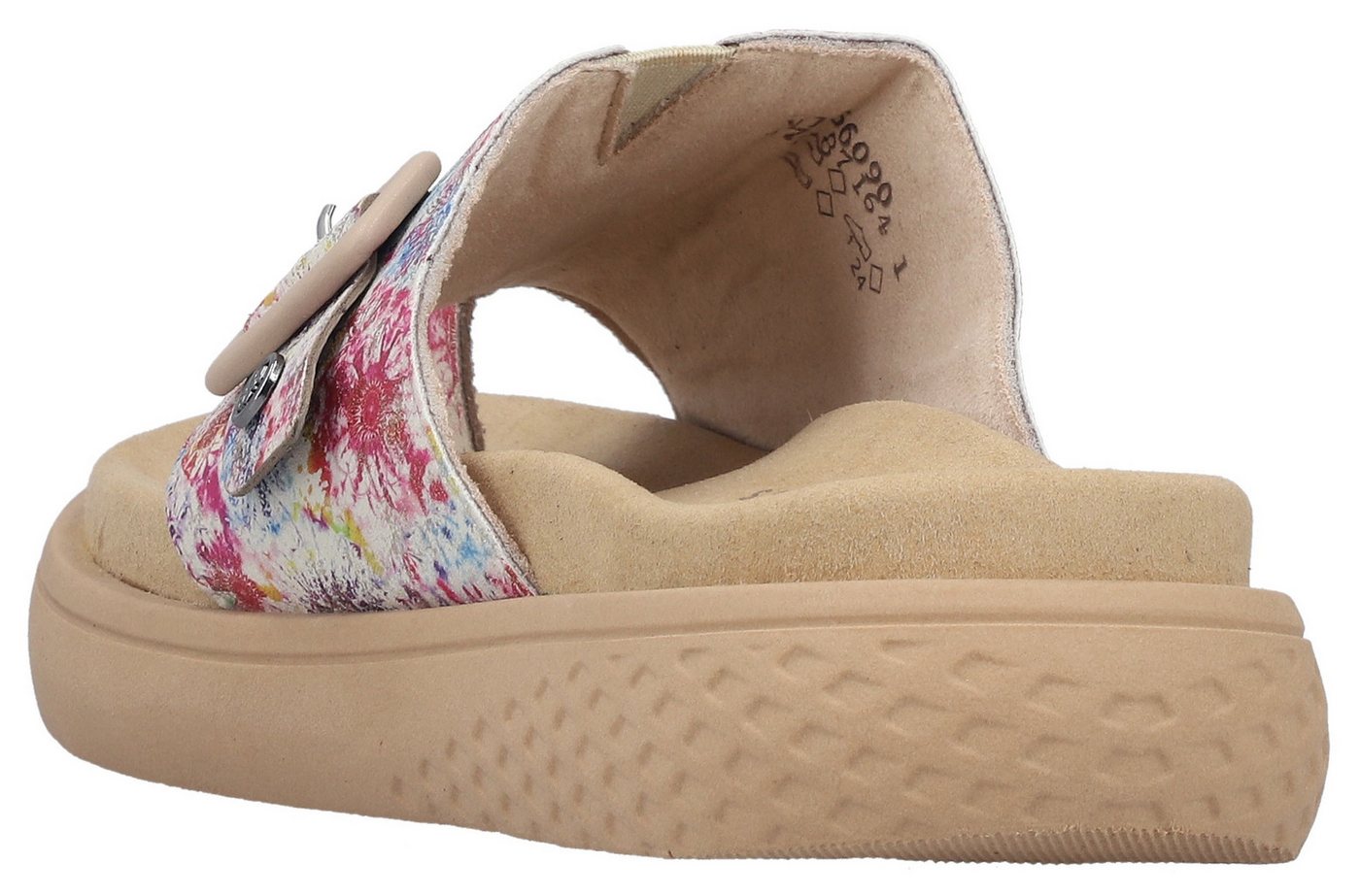 Rieker Zehentrenner Pantolette, Sommerschuh, Hausschuh zum Schlupfen – Bild 2 von 5