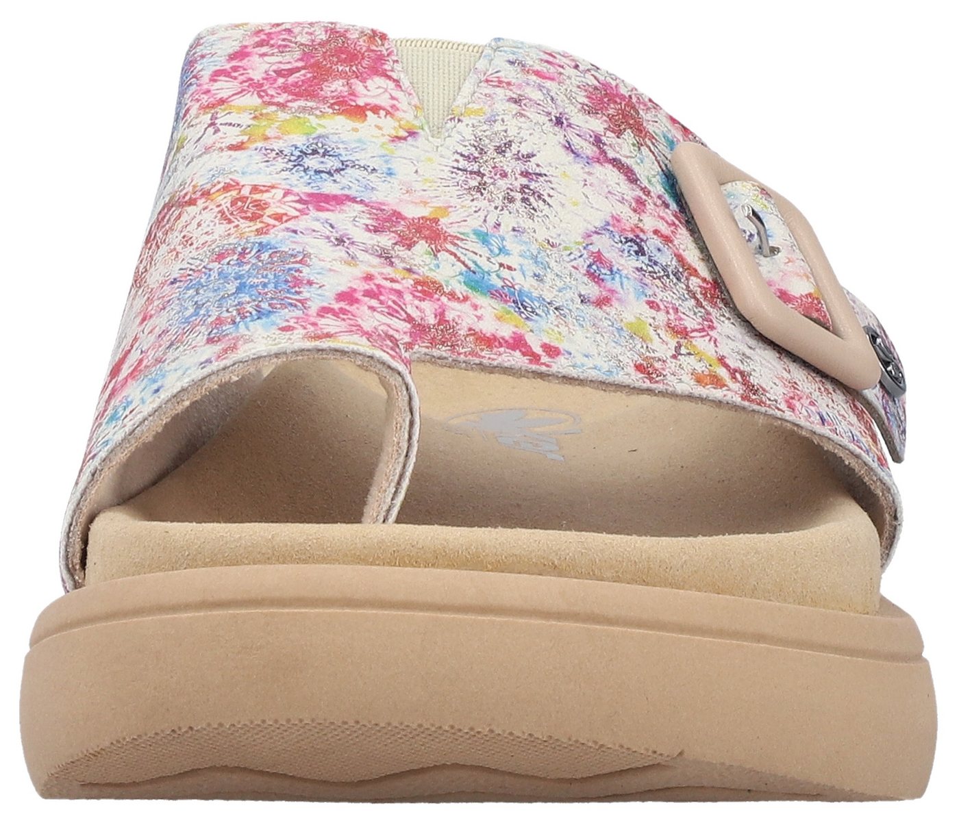 Rieker Zehentrenner Pantolette, Sommerschuh, Hausschuh zum Schlupfen – Bild 4 von 5