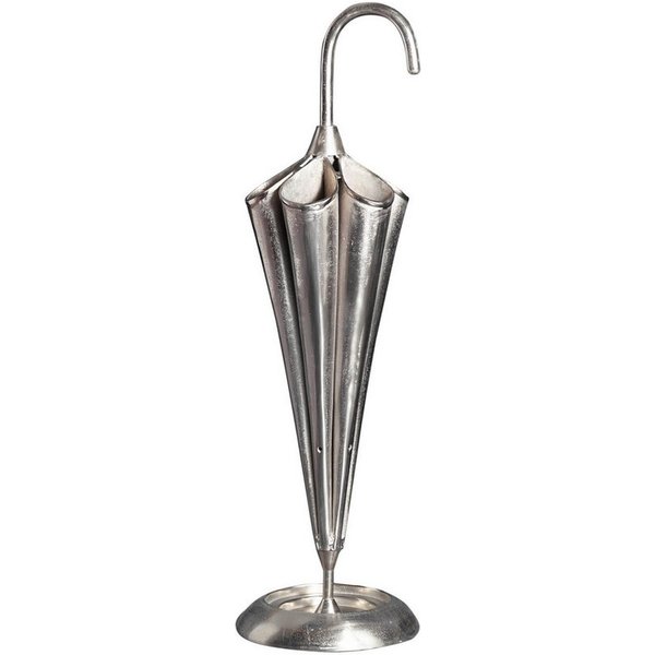 riess-ambiente Schirmständer UMBRELLA 91cm silber (Einzelartikel, 1 St), Flur · Metall · handmade · für Regenschirme · Deko · Skulptur · Design