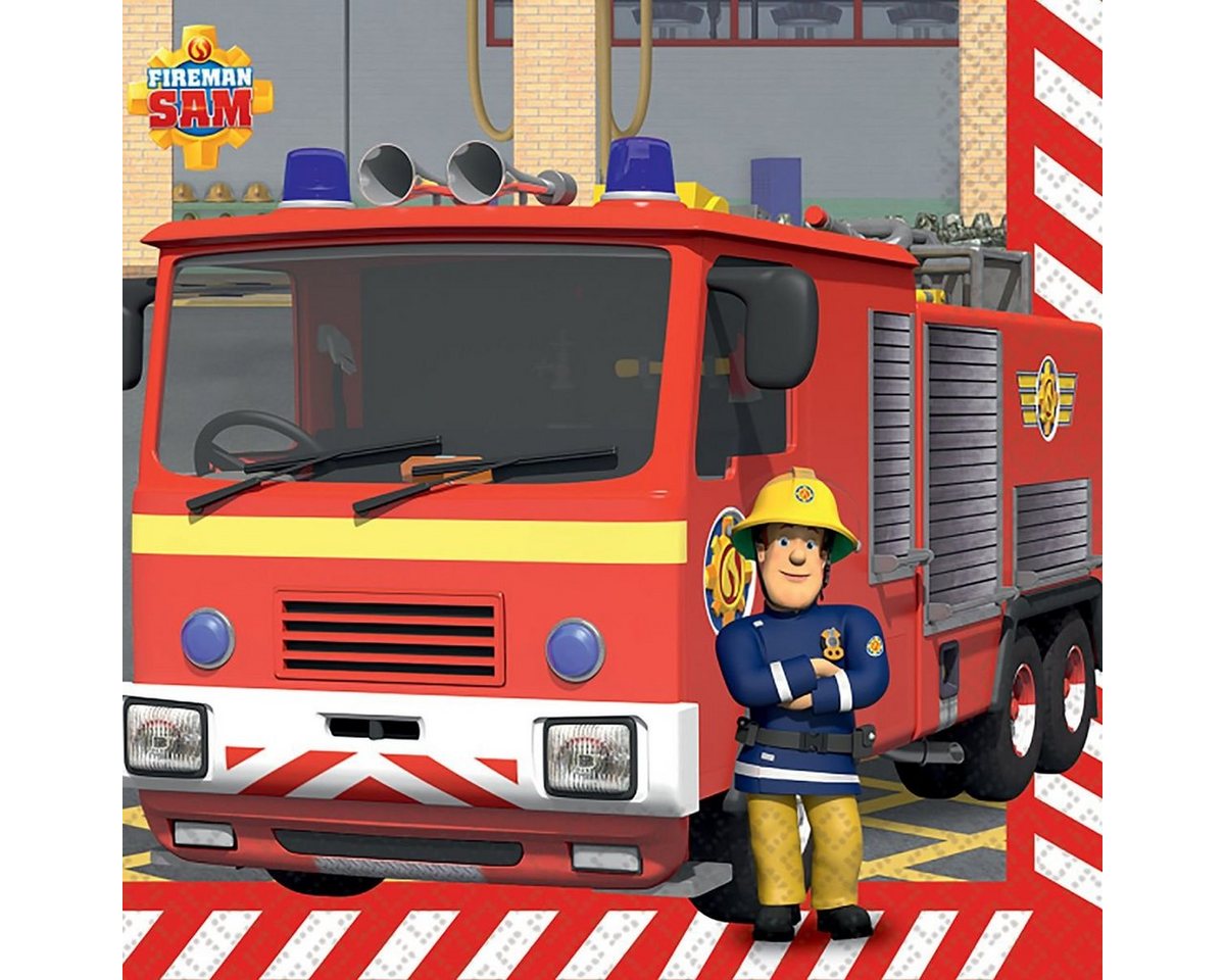 Riethmüller Papierdekoration Feuerwehrmann Sam Party-Set – Bild 5 von 5