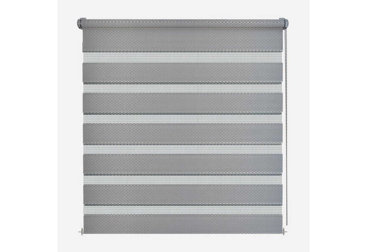 Doppelrollo Rollo RON, Rikmani, Klemm- oder Schraubmontage, Moderne Optik, Klemm- oder Schraubmontage, Sicht- und Sonnenschutz – Bild 4 von 5