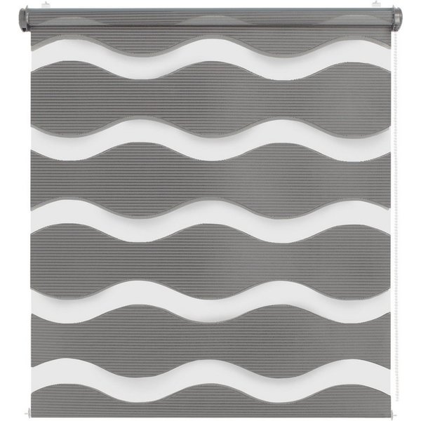 Doppelrollo Sichtschutz Fenster, moderne Rollos, Rikmani, Klemm- oder Schraubmontage, Moderne Optik, Klemm- oder Schraubmontage, Sicht- und Sonnenschutz