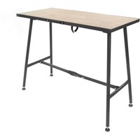 RIKTA Klappwerkbank, B 112 X T 50,50 X H 85 cm, 200kg Belastung, FSC 100%, Buche