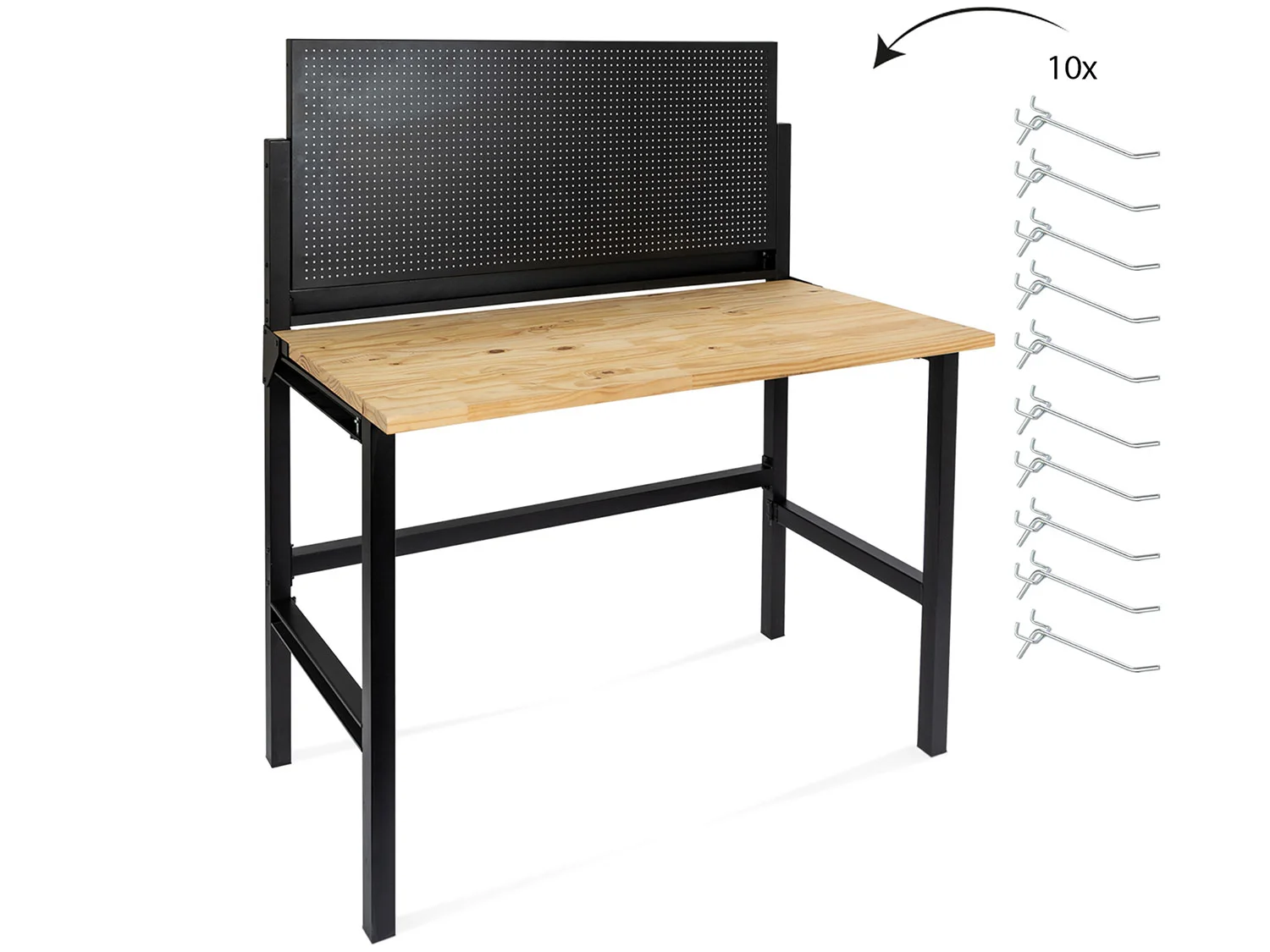 RIKTA Werkbank, klappbar, B 121 x H 142 x T 65 cm – Bild 4 von 4