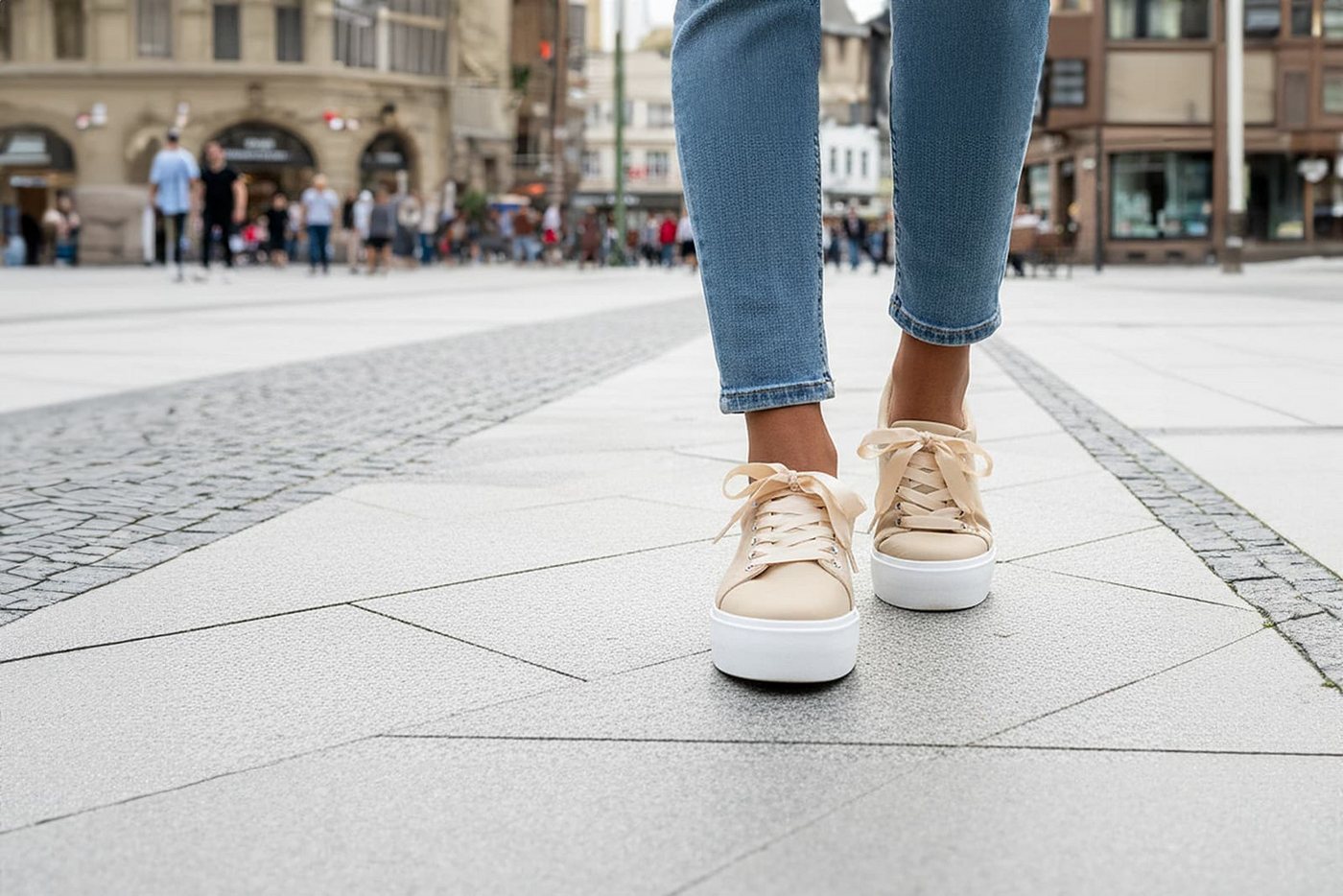 Ringelspitz Schnürsenkel, flache Satinsenkel – Für den perfekten Glanz an deinen Schuhen, Ø 17mm - Edles Satin, flach und reißfest, angenehme Haptik – Bild 5 von 5