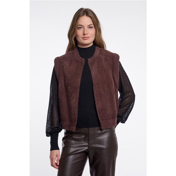 Rino & Pelle Strickweste ELONA mit breiten Bündchen