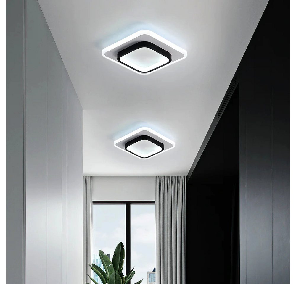 Riserva Deckenleuchten Deckenleuchte LED 20W 3 Lichtfarben, Deckenlampe Flur Küche, LED wechselbar – Bild 5 von 5