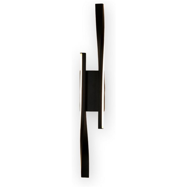 Riserva Kronleuchter LED Wandleuchte Innen 16W Schwarz Warmweiß 42 cm, LED wechselbar