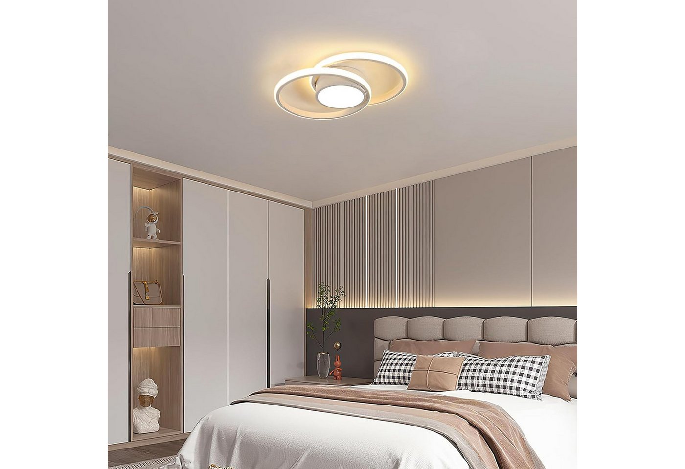 Riserva LED Deckenleuchte LED-Deckenleuchten,runde Deckenleuchten,warmweiße 3000K-Deckenleuchten – Bild 5 von 5
