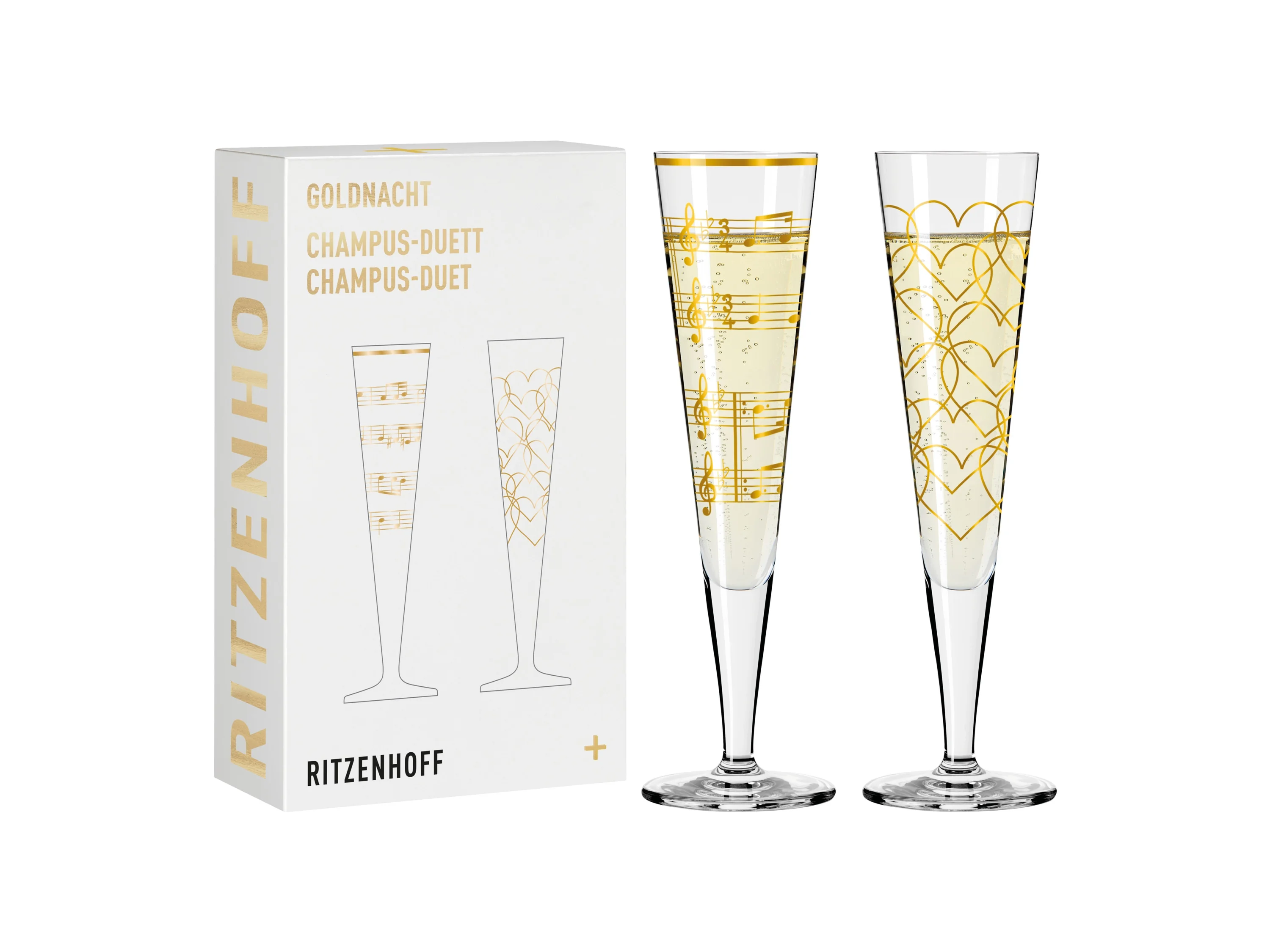 Ritzenhoff Aperitifglas / Champus-Duett, 2 Stück (Champus-Duett 2er 9082001) – Bild 4 von 4