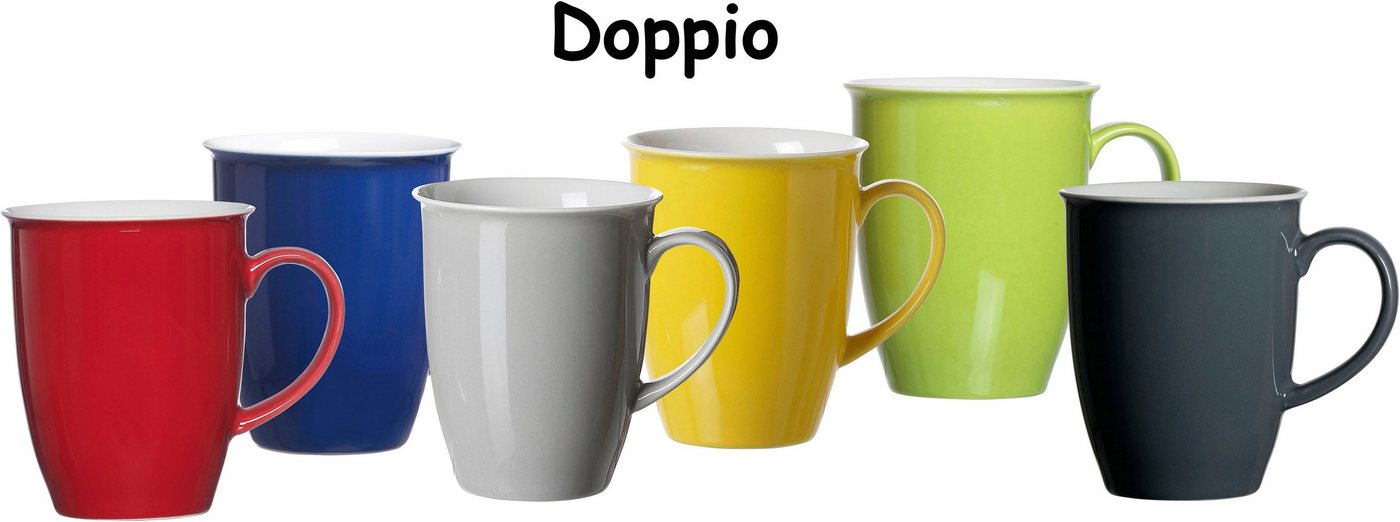 Ritzenhoff & Breker Becher Doppio, 4-tlg., Porzellan, 4-teilig – Bild 3 von 3