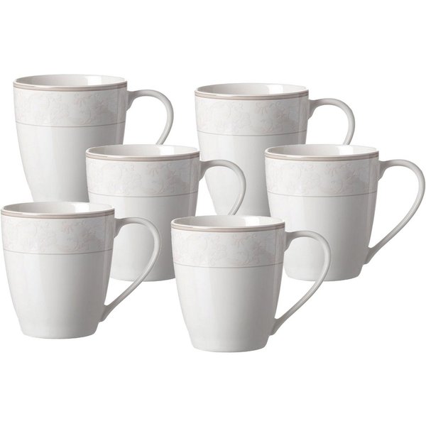 Ritzenhoff & Breker Becher Isabella, 6-tlg., Porzellan, mit extravagantem Dekor, 6-teilig