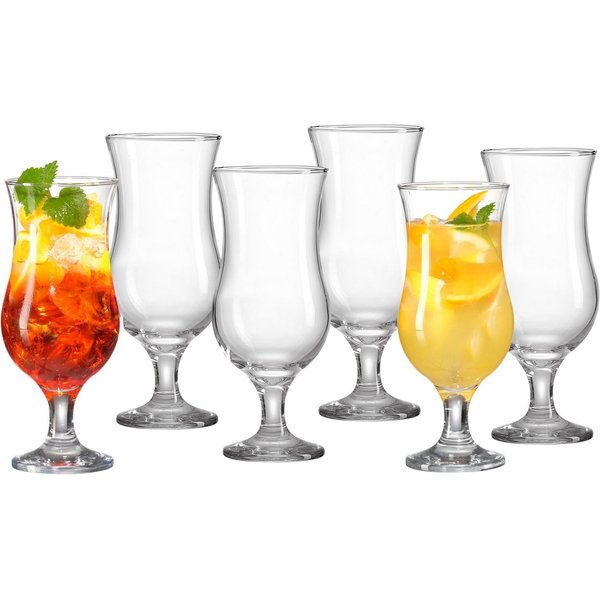 Ritzenhoff & Breker Cocktailglas Joy, 6-tlg., Glas, 390 ml, 6-teilig