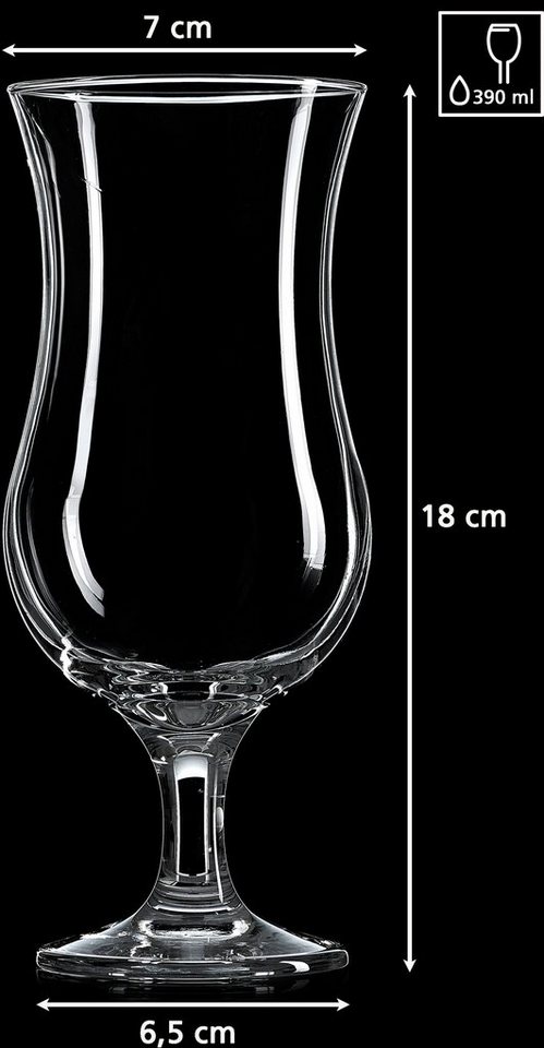 Ritzenhoff & Breker Cocktailglas Joy, 6-tlg., Glas, 390 ml, 6-teilig – Bild 3 von 5