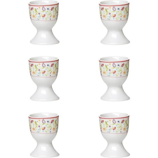 Ritzenhoff & Breker Eierbecher Shanti Eierbecher ø 5.0 cm 6er Set, (6er Set, 6-tlg., 6x Eierbecher)