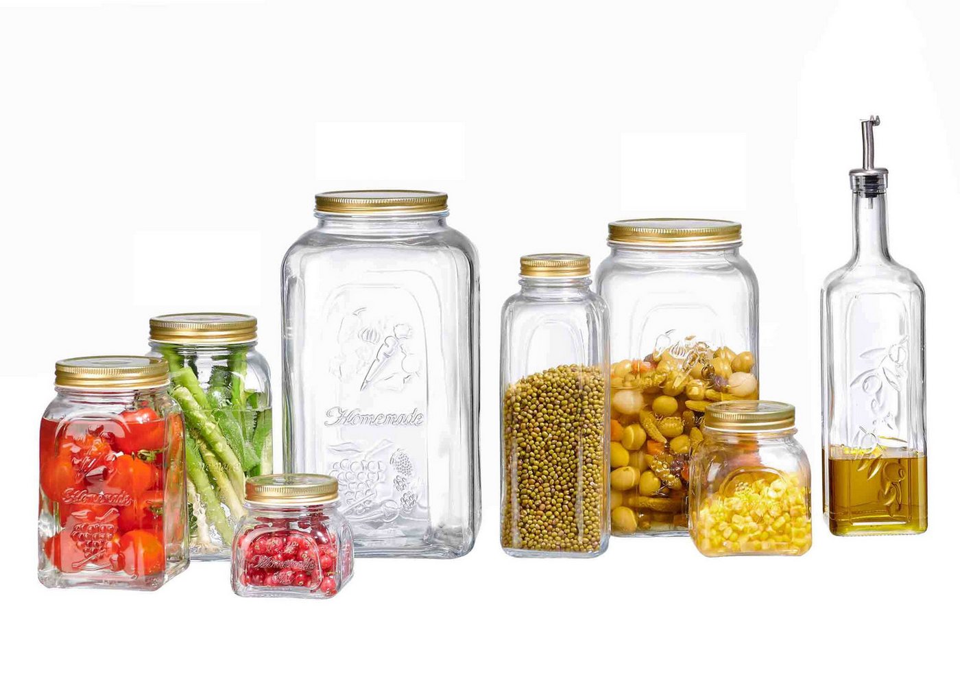 Ritzenhoff & Breker Einmachglas Homemade Einmachgläser 5 l 3er Set, Glas, (3-tlg) – Bild 3 von 3