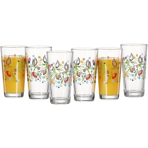 Ritzenhoff & Breker Gläser-Set Shanti, 6-tlg., Glas, je 380 ml