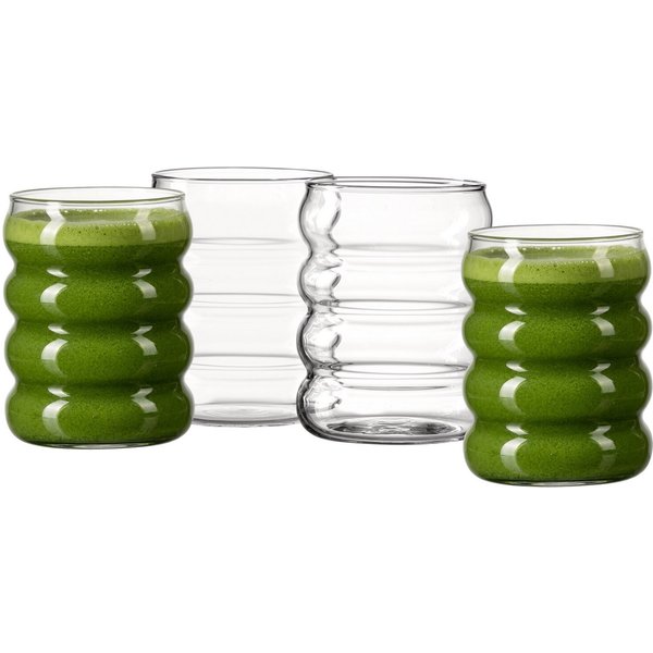 Ritzenhoff & Breker Gläser-Set Zen, 4-tlg., Borosilikatglas, hitzebeständig, je 300 ml