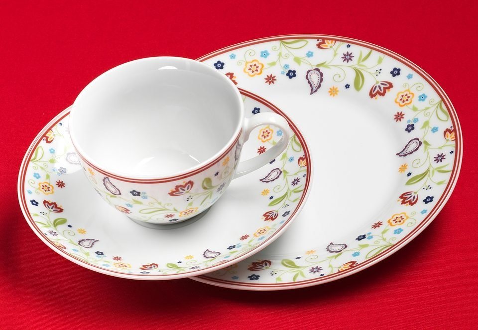 Ritzenhoff & Breker Kaffeeservice Doppio Shanti, Geschirr-Set, Service (18-tlg), 6 Personen, Porzellan, 18 Teile, für 6 Personen – Bild 2 von 3