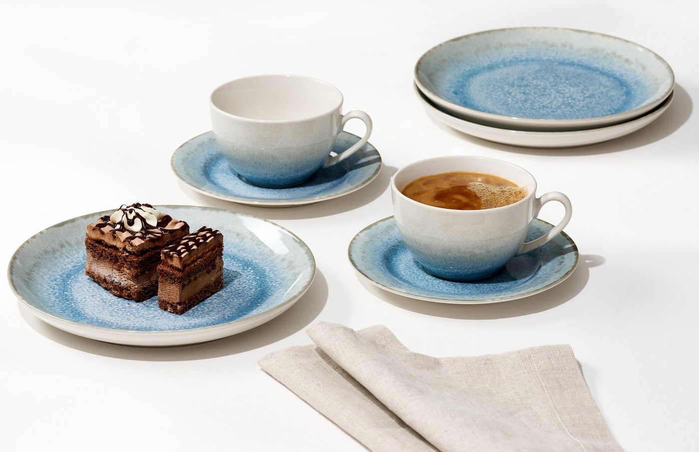 Ritzenhoff & Breker Kaffeeservice Oslo (18-tlg), 6 Personen, Steinzeug – Bild 2 von 5