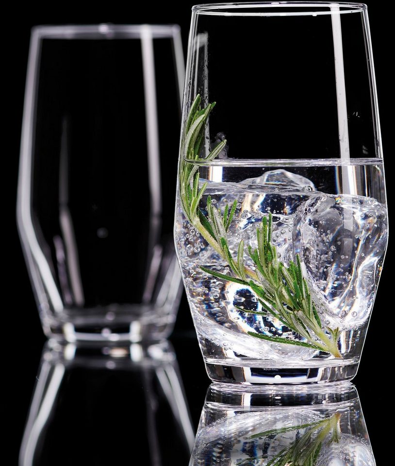 Ritzenhoff & Breker Longdrinkglas Salsa, 6-tlg., Glas, robust und kristallklar, 6-teilig – Bild 4 von 4