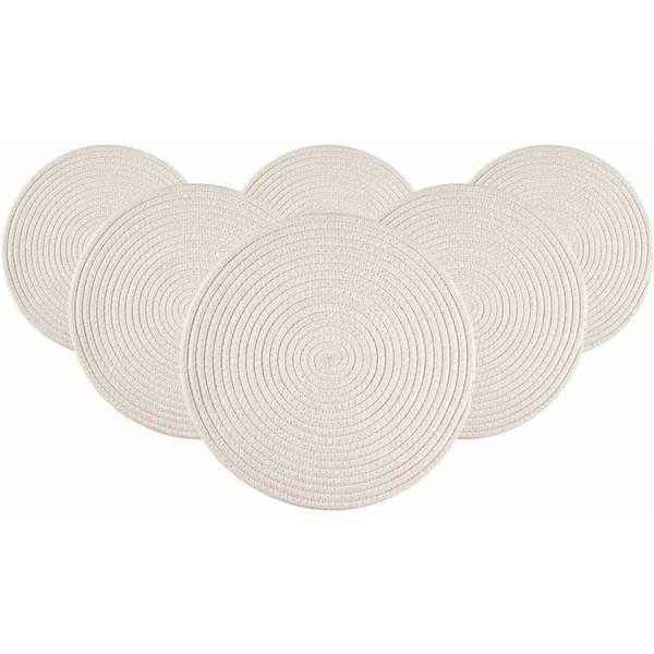 Ritzenhoff & Breker Platzset Tavolo Platzmatten ø 35 cm 6er Set, (6-St)