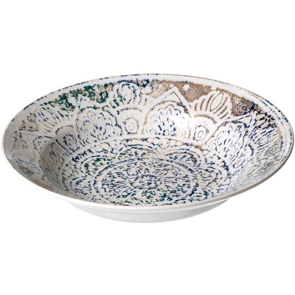 Ritzenhoff & Breker Speiseteller LUIGI, Pastateller, Blau, Beige, Weiß, Ø 29 cm