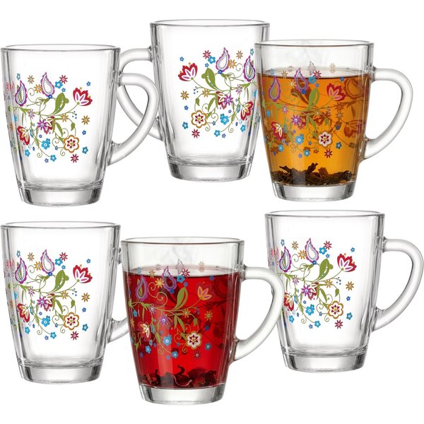 Ritzenhoff & Breker Teeglas Shanti, 6-tlg., Glas, hitzebeständig, je 380 ml