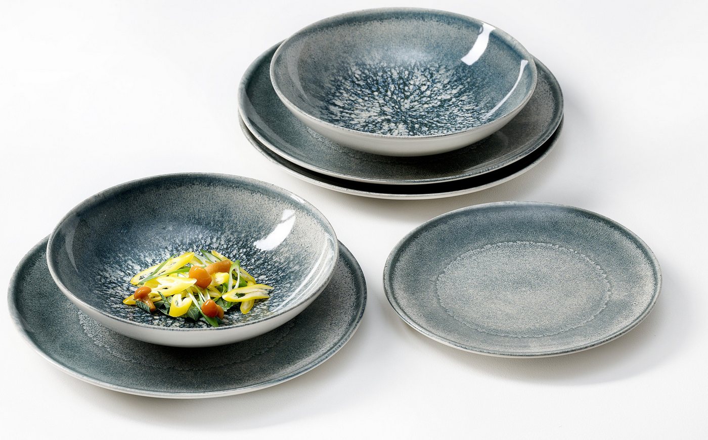 Ritzenhoff & Breker Teller-Set Grana (12-tlg), 4 Personen, Steinzeug – Bild 2 von 4