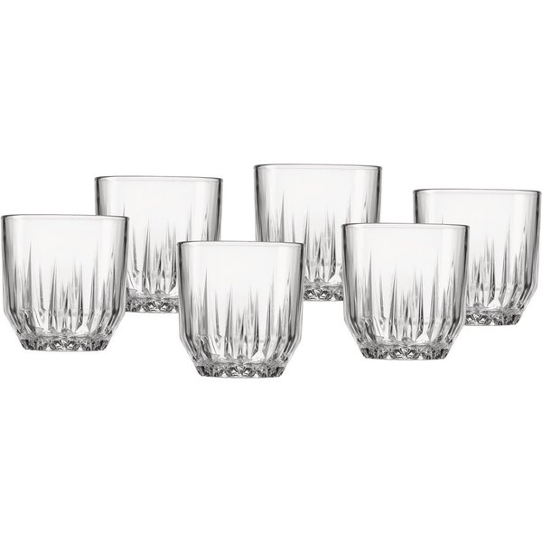 Ritzenhoff & Breker Whiskyglas Palace, 6-tlg., Glas, 6er Set, je 300 ml