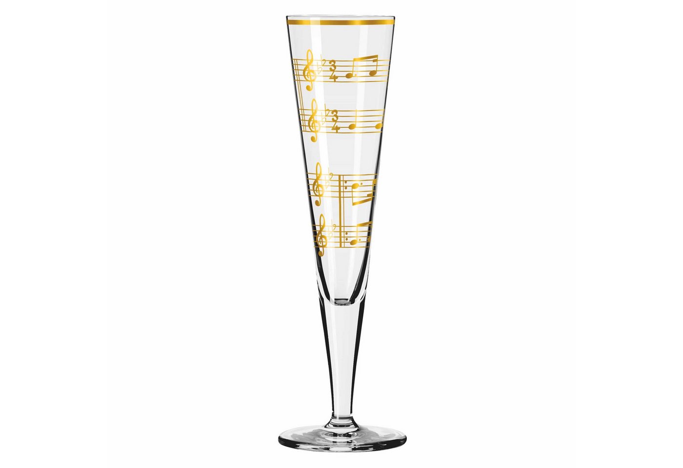 Ritzenhoff Champagnerglas Goldnacht, Kristallglas – Bild 3 von 5