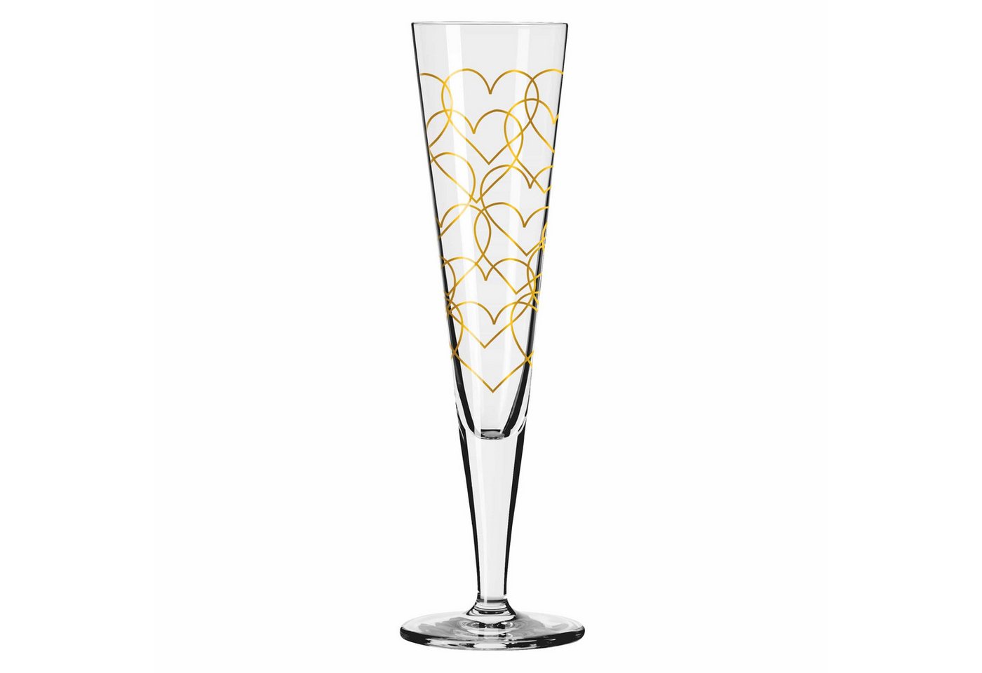 Ritzenhoff Champagnerglas Goldnacht, Kristallglas – Bild 4 von 5