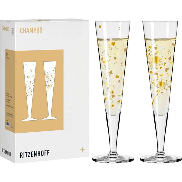 Ritzenhoff Champagnerglas Goldnacht