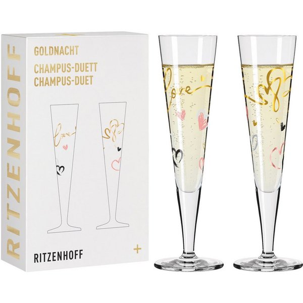 Ritzenhoff Champagnerglas Goldnacht